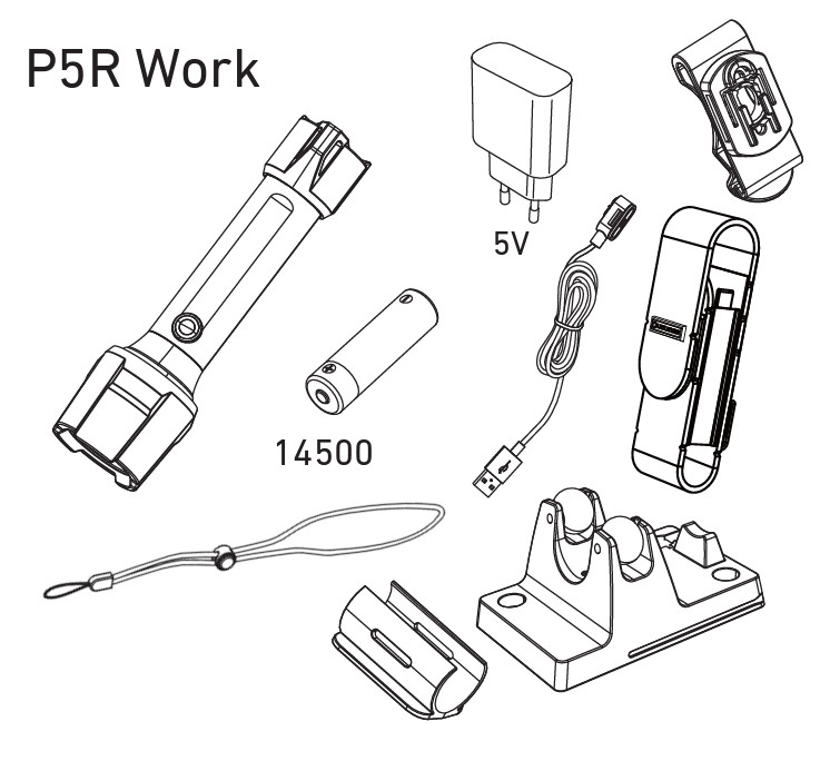 Latarki Ledlenser – P5R Work zestaw